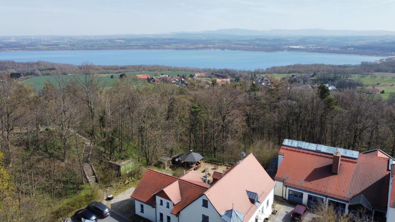 Hotel Kreuzbergbaude Beim Berzdorfer See Mit Wohlfuehl Sauna Markersdorf Esterno foto